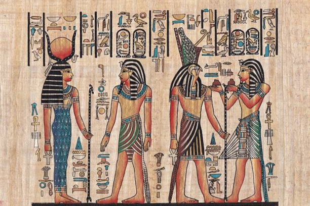 Eye of Horus symbol used in ancient Egypt for protection and healing