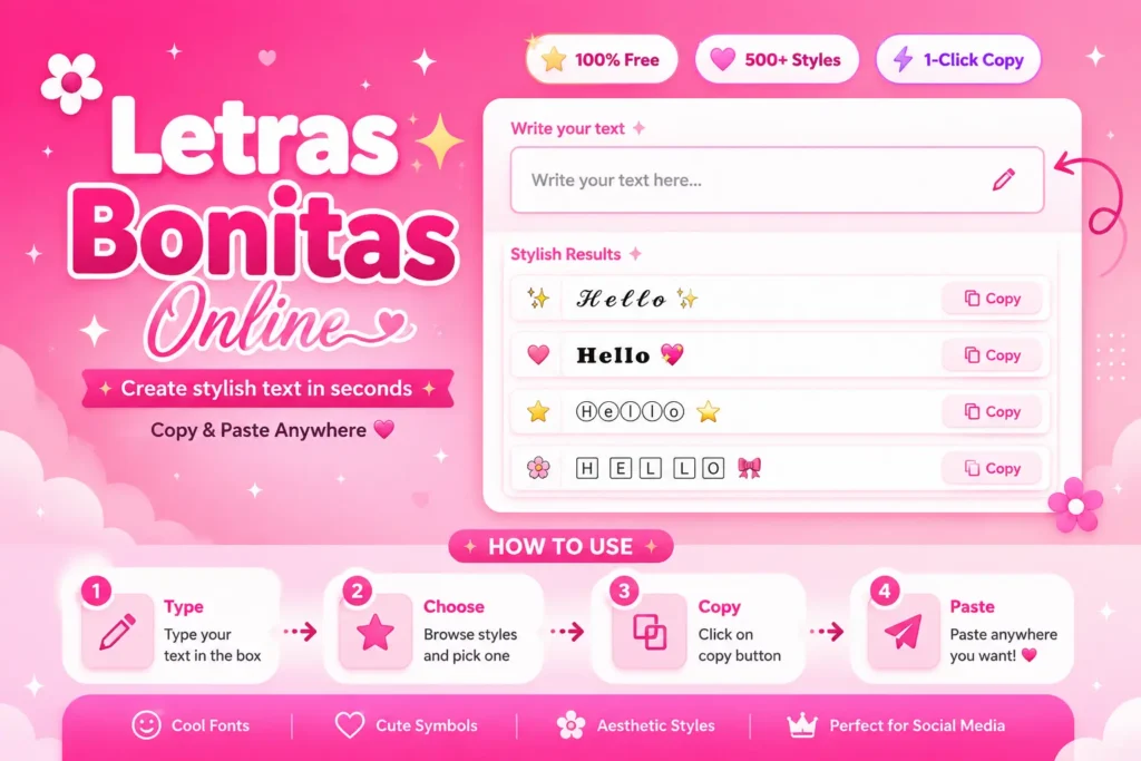 Letras Bonitas en linea